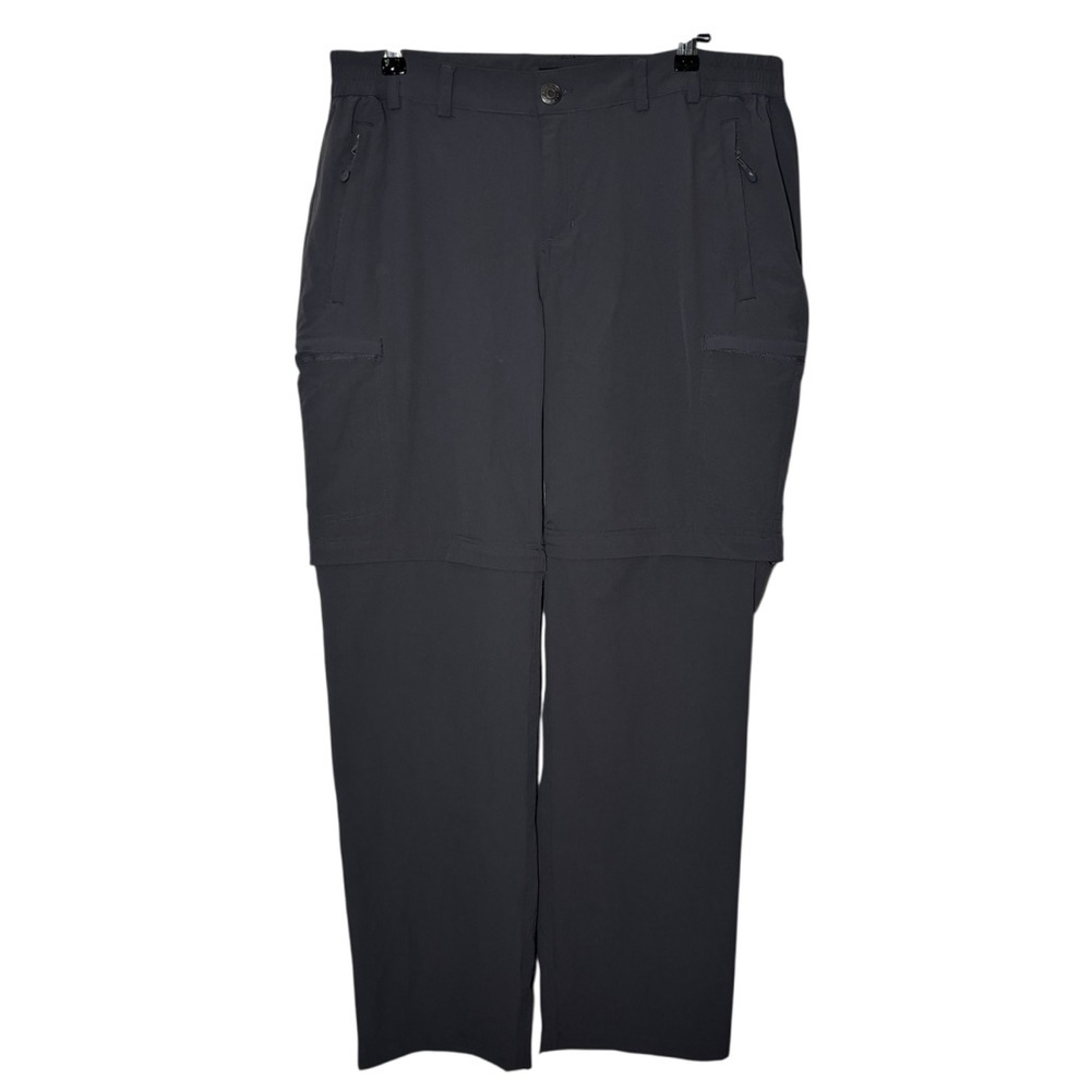 MIER Men's Hiking Pants Size 12 Convertible Zip Off Lightweight Quick Dry Black